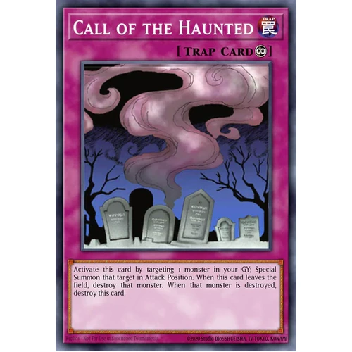 MZMU-EN118 Call of the Haunted Rare 1st Edition NM