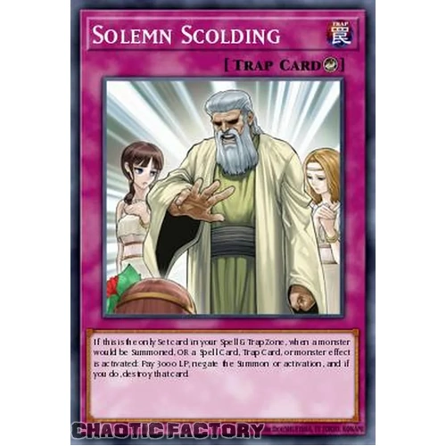 MZMU-EN121 Solemn Scolding Ultra Rare 1st Edition NM