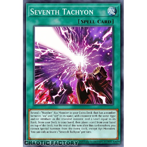 MZTM-EN016 Seventh Tachyon Secret Rare 1st Edition NM