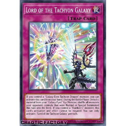 MZTM-EN017 Lord of the Tachyon Galaxy Rare 1st Edition NM