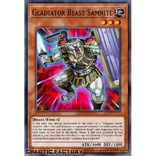 MZTM-EN069 Gladiator Beast Samnite Rare 1st Edition NM