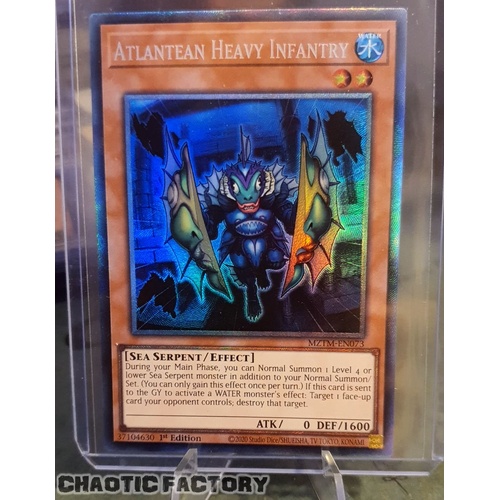 MZTM-EN073 Atlantean Heavy Infantry Collector's Rare 1st Edition NM