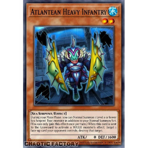MZTM-EN073 Atlantean Heavy Infantry Rare 1st Edition NM