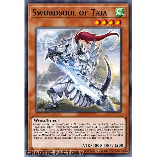 MZTM-EN081 Swordsoul of Taia Rare 1st Edition NM