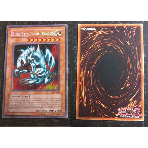 Yugioh Blue-Eyes Toon Dragon - MRL-000 - Secret Rare - Magic Ruler