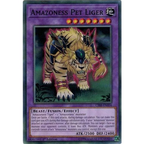 Yugioh CIBR-EN094 Amazoness Pet Liger Common 1st Edition 
