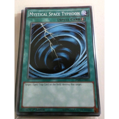 YU-GI-OH! Mystical Space Typhoon COMMON MINT (various sets)