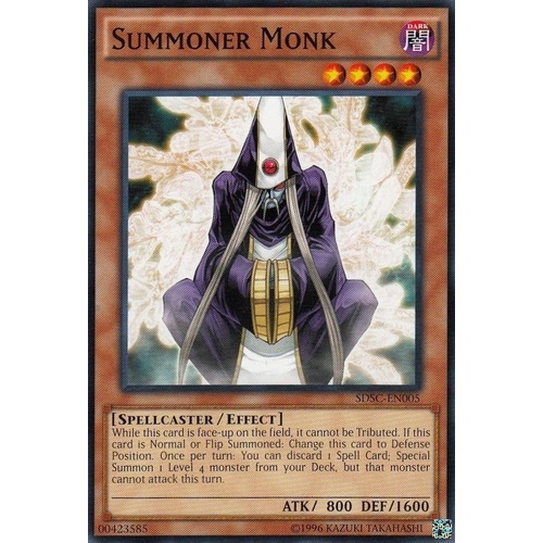 yugioh  1x Summoner Monk - Common various sets