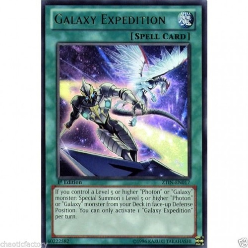 YUGIOH  Galaxy Expedition Ultra Rare ZTIN-EN017 1st edition MINT
