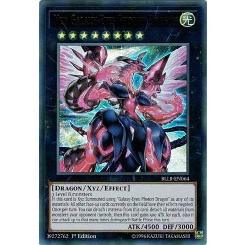 YUGIOH Neo Galaxy-Eyes Photon Dragon Ultra Rare BLLR-EN064  1st edition NM