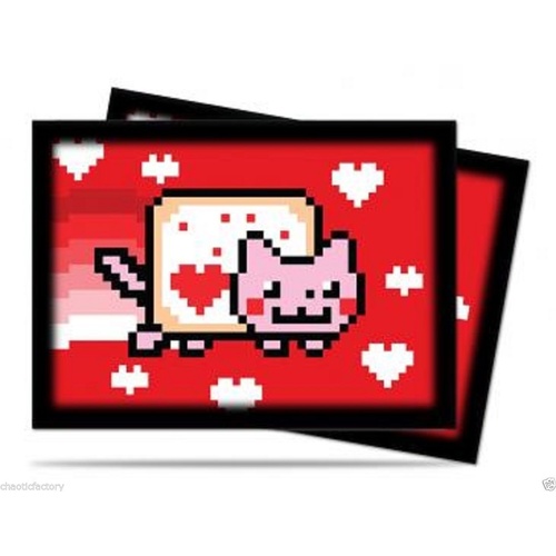 ULTRA PRO ValentNyan Cat Standard Deck Protectors 50ct Sleeves MTG Pokemon