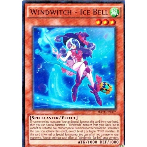 YUGIOH Windwitch - Ice Bell RATE-EN007 Ultra Rare  1st Edition NM