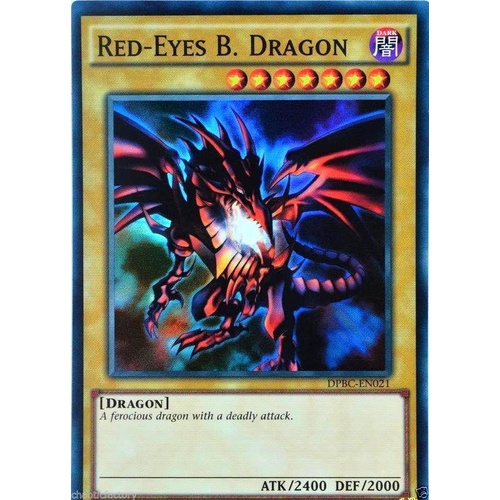 YUGIOH Red-Eyes B. Dragon DPBC-EN021 Super Rare 1st Edition *Joey Wheeler*
