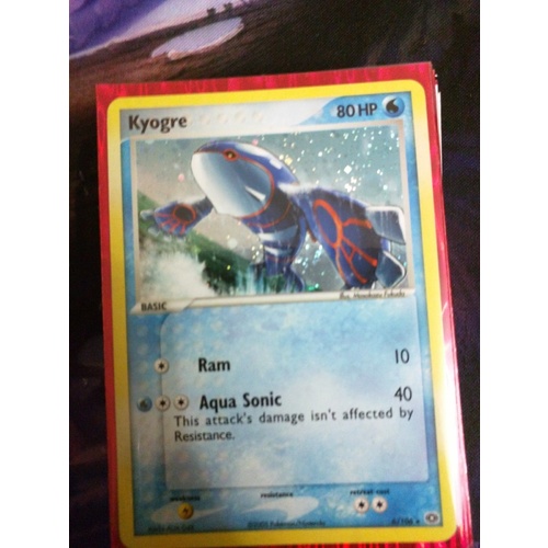 POKEMON Kyogre - 6/106 - Holo Rare Ex Emerald