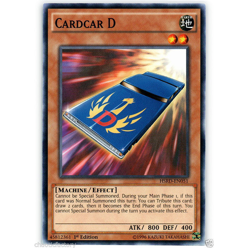 YUGIOH Cardcar D - HSRD-EN051 - Common - 1st Edition