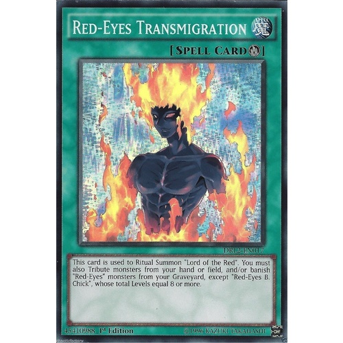 YUGIOH Red-Eyes Transmigration DRL2-EN017 Super Rare Near Mint