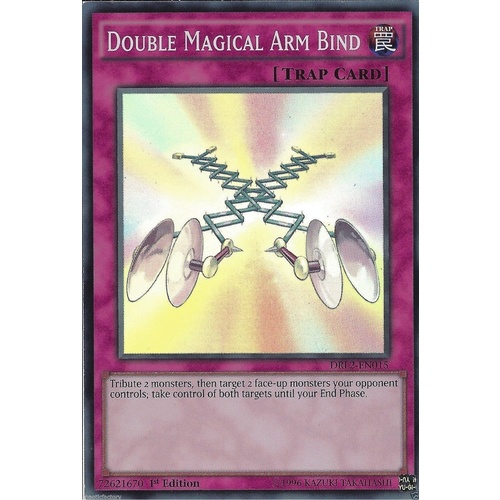 YUGIOH Double Magical Arm Bind DRL2-EN015 Super Rare Near Mint