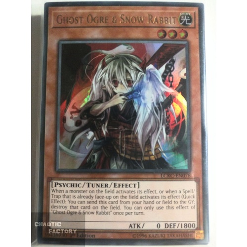 LCKC-EN078 Ghost Ogre & Snow Rabbit Ultra Rare 1st Edition NM