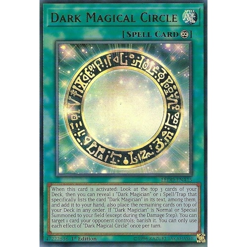 Yugioh LEDD-ENA15 Dark Magical Circle Ultra Rare 1st Edition NM