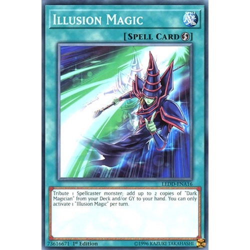 Yugioh LEDD-ENA16 Illusion Magic Common