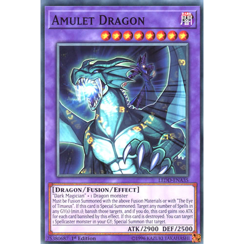 Yugioh LEDD-ENA35 Amulet Dragon Common