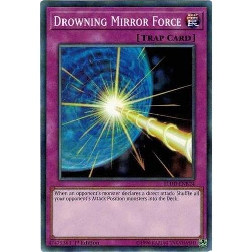 Yugioh LEDD-ENB24 Drowning Mirror Force Common 1st Edition