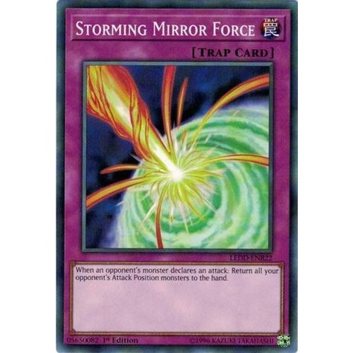 Yugioh LEDD-ENB22 Storming Mirror Force Common 1st Edtion