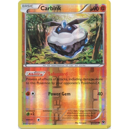 POKEMON TCG Carbink - 50/124 - Common Reverse Holo