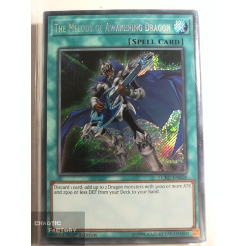 LCKC-EN028 The Melody of Awakening Dragon Secret Rare 1st Edition