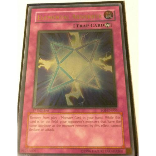 Yugioh Elemental Absorber 1st Edition EOJ-EN056 Ultimate Rare NM