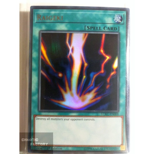 LCKC-EN088 Raigeki Ultra Rare 1st Edition nm