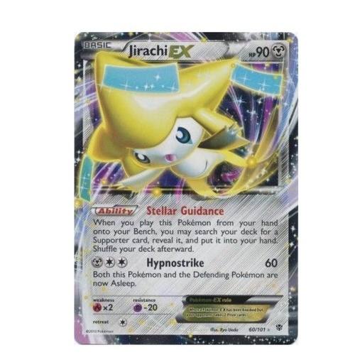 POKEMON TCG Jirachi EX - 60/101 - Ultra Rare Black & White 10: Plasma Blast