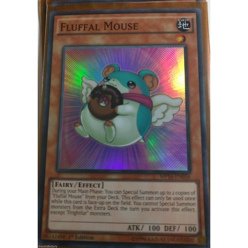 YU-GI-OH! Fluffal Mouse SUPER rare MP16 EN056 MINT