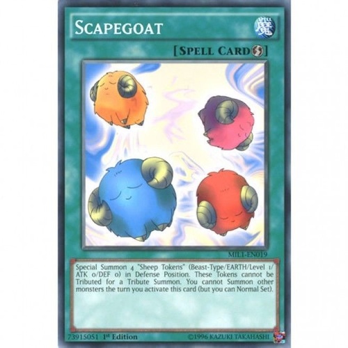 Yugioh Card - Scapegoat - Common 1st Edition (various sets) Mint/Near Mint