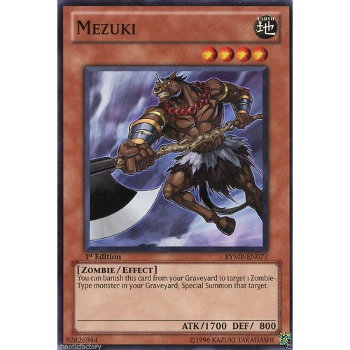 Yugioh - Mezuki - various set - 1st EDITION - Near Mint - Common