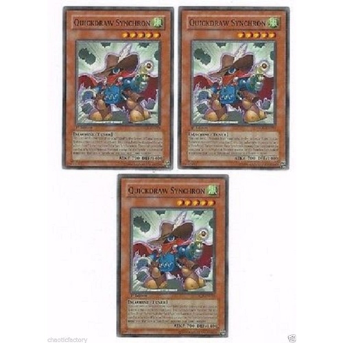 YU-GI-OH!  Quickdraw Synchron - Common - X 3 3x