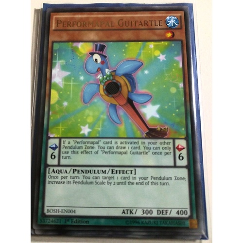 YU-GI-OH! BREAKERS OF SHADOW BOSH-EN004 PERFORMAPAL GUITARTLE 1st edition