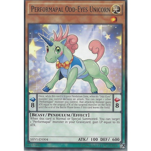 YU-GI-OH! Performapal Odd-Eyes Unicorn - SHVI-EN004 - Rare