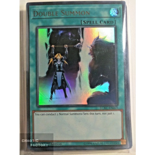 LCKC-EN091 Double Summon Ultra Rare 1st Edition NM