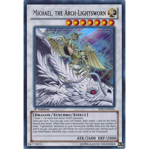Michael, the Arch-Lightsworn Ultra Rare SDLI-EN036 1st edition nm
