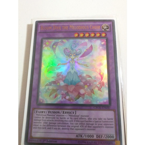 YU-GI-OH! CROS-EN040 - Bloom Diva the Melodious Choir - 1st edition ULTRA
