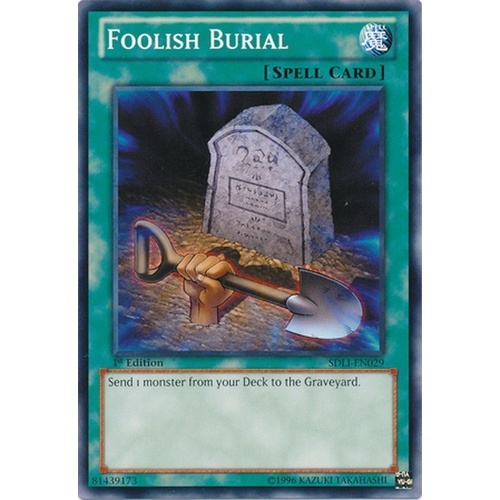 Foolish Burial (common) - NM/Mint  (Various Sets)
