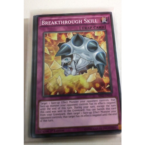 YU-GI-OH! Breakthrough Skill Common 1st Edition SR02-EN038 (various sets)