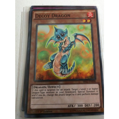YU-GI-OH! Decoy Dragon Common 1st Edition SR02-EN008