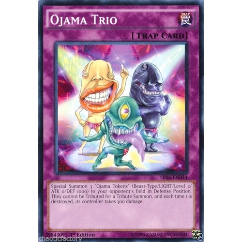 Ojama Trio Common SR04-EN034  1st edition NM