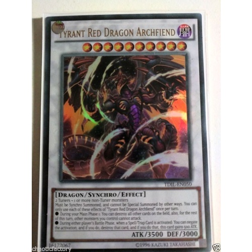 Tyrant Red Dragon Archfiend - TDIL-EN050 - Ultra Rare 1st Edition NM
