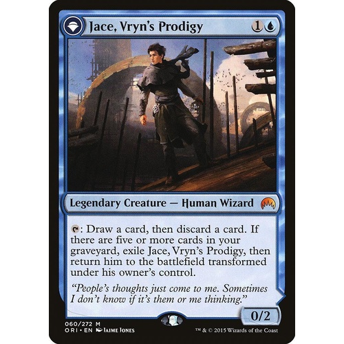 MTG Magic the Gathering - Jace, Vryn's Prodigy / Telepath Unbound - NM/M 060/272
