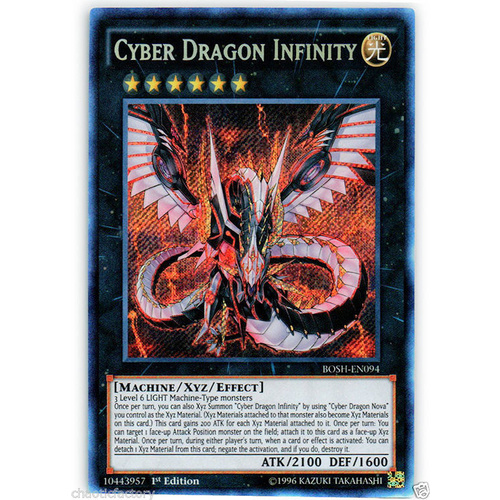 Cyber Dragon Infinity - BOSH-EN094 - Secret Rare - 1st Edition NM