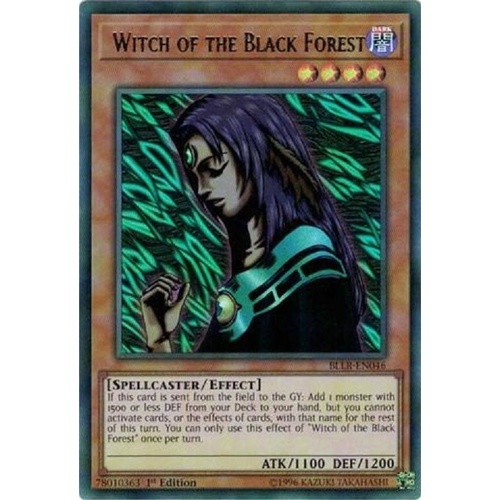 YUGIOH Witch of the Black Forest Ultra Rare BLLR-EN046  1st edition