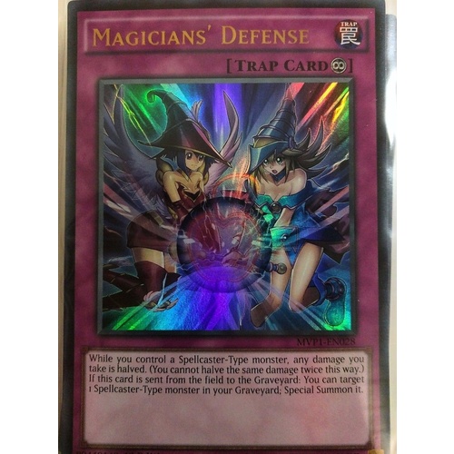 YUGIOH Magicians' Defense - MVP1-EN028 - Ultra Rare 1st Edition